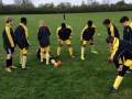 Under 12s warm up