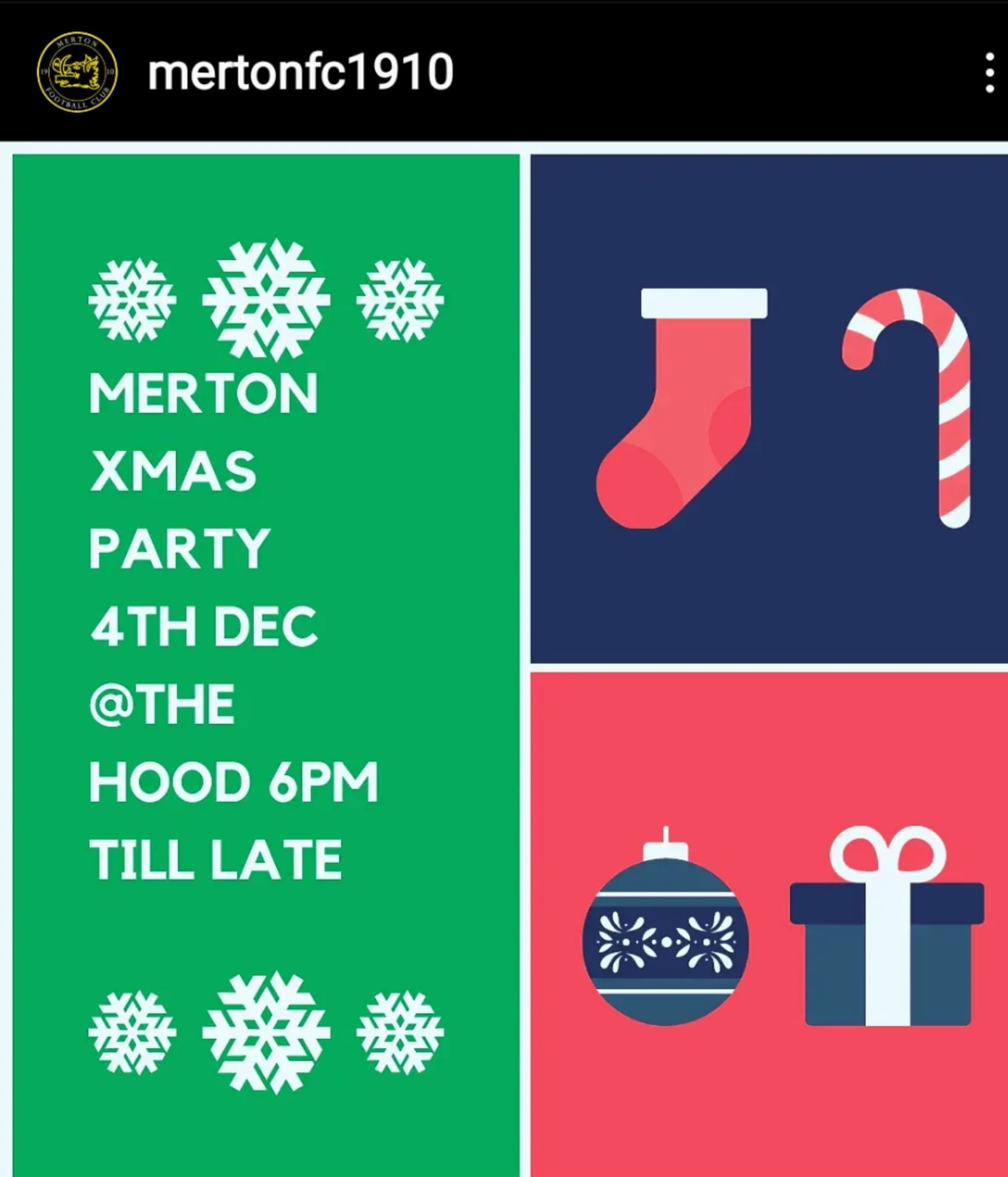 Merton FC Christmas Party